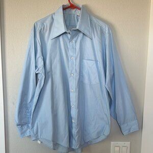 Vintage Light Blue Dress Shirt